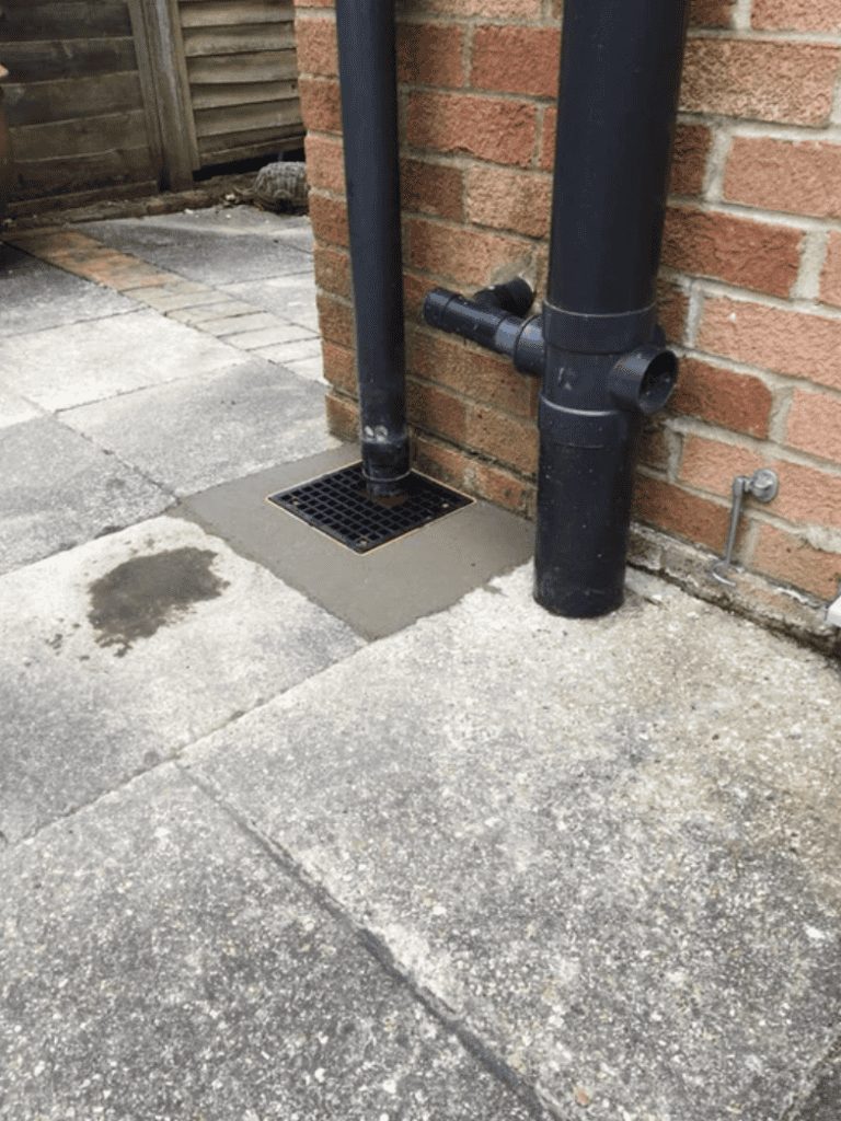 External drain and gully cleared by United 2 Plumb
