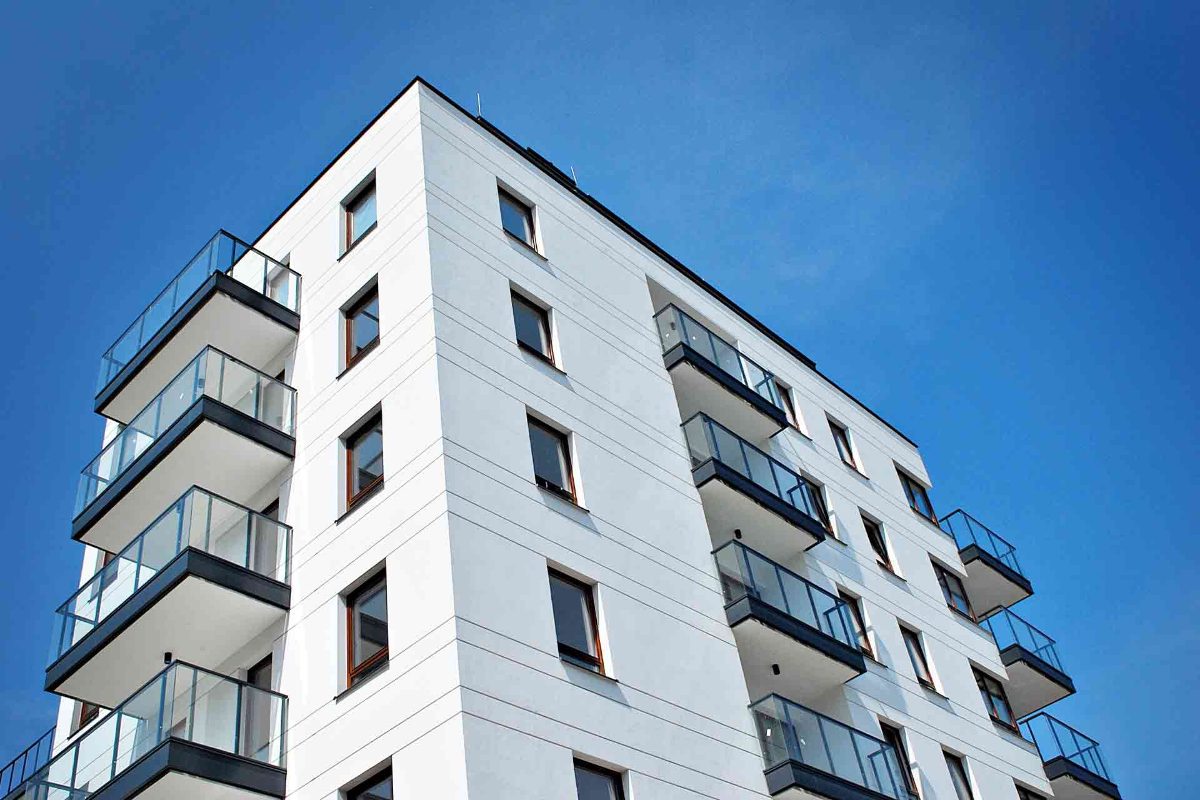 Block of flats maintained for a letting agent